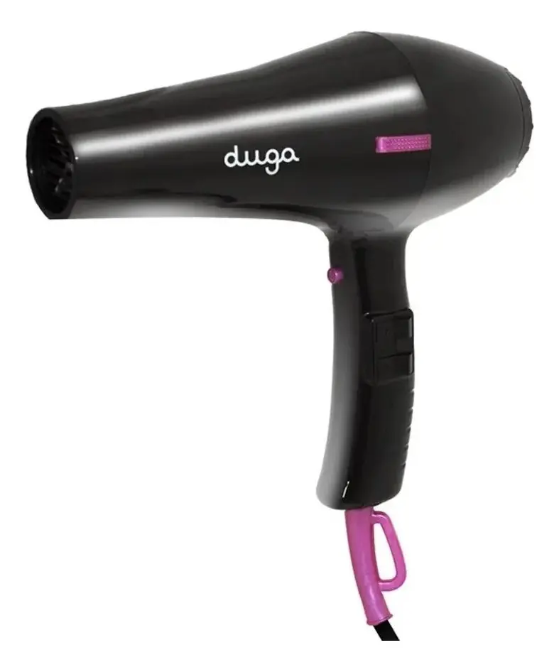 Imagen 3 de Kit Duga Hair Design Kit: Secador De Pelo + Plancha Mini Color Negro